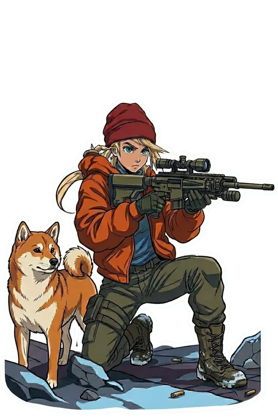 Sara — sniper with fox companion