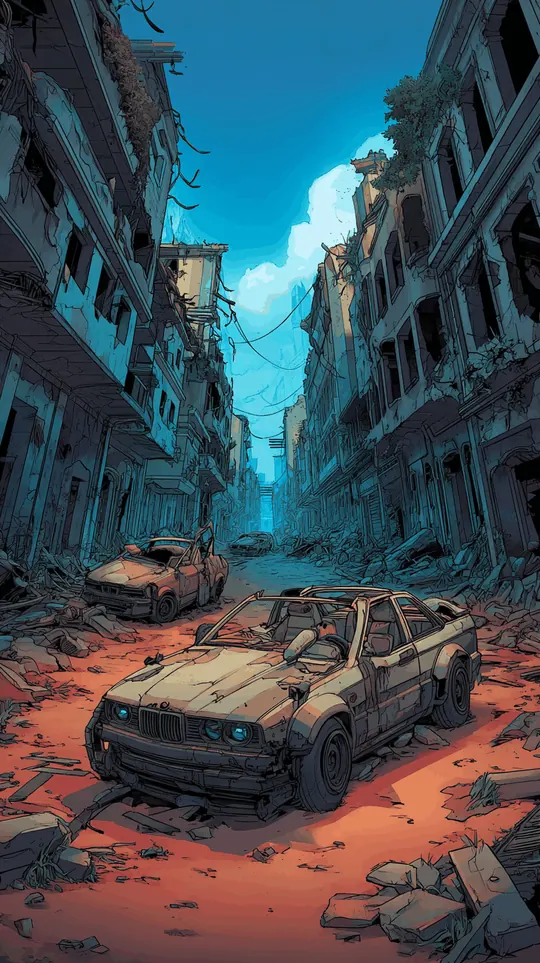 Downtown ruins