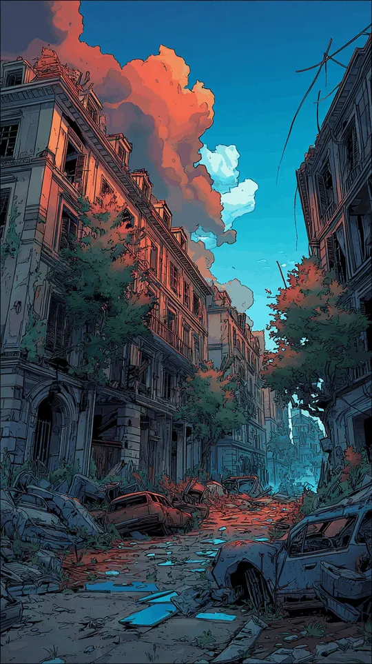 Downtown ruins